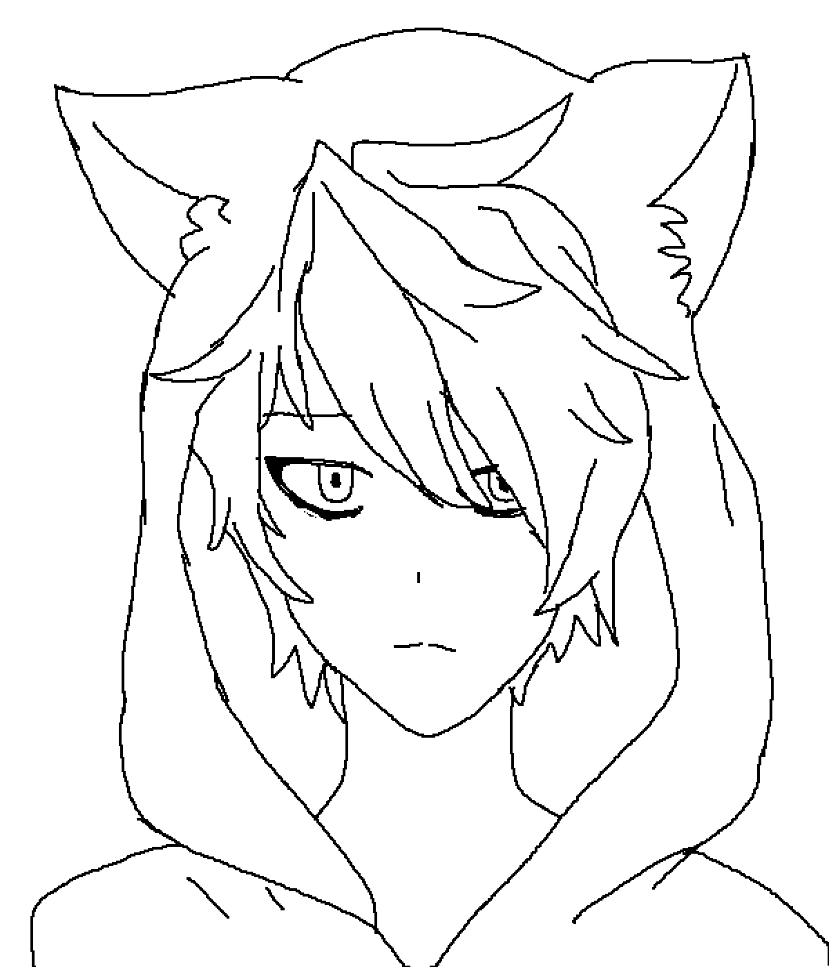 Pixilart cat hoodie base by TW33KERP0P