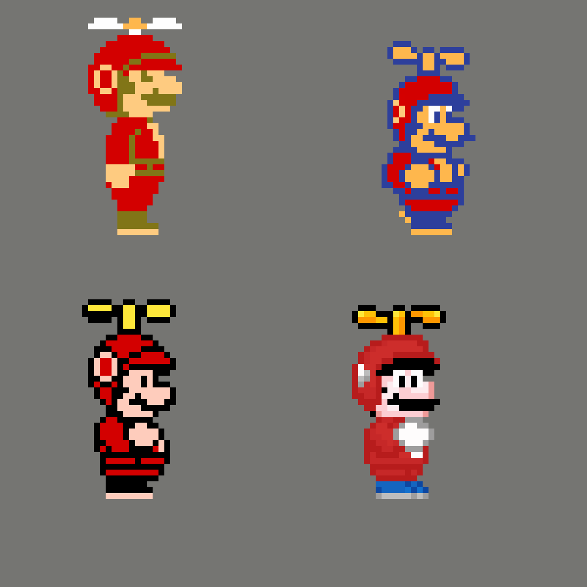 Pixilart Propeller Mario Animation by P1X3LM4T10N5