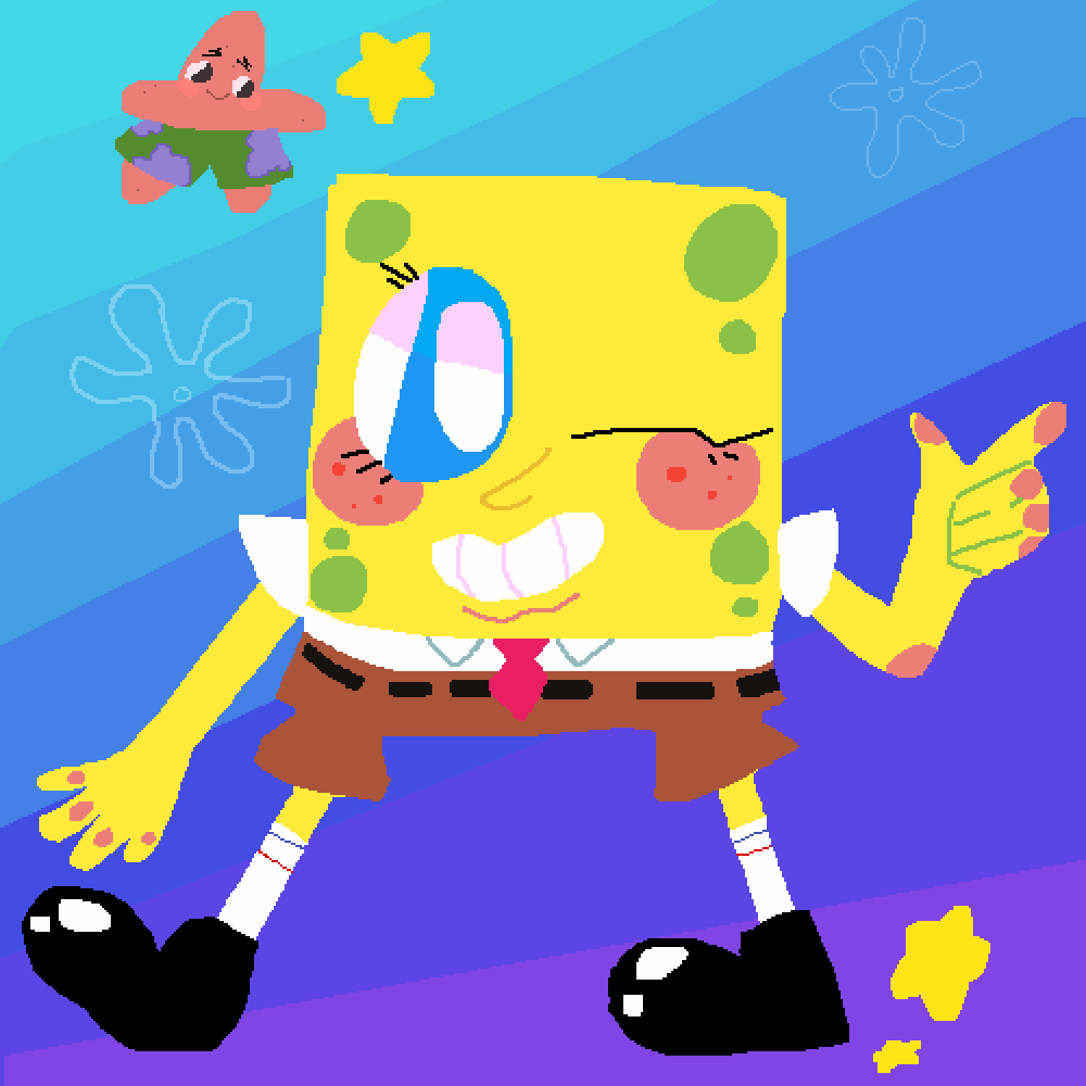 Pixilart Spongebob Squarepants! by angelgxts