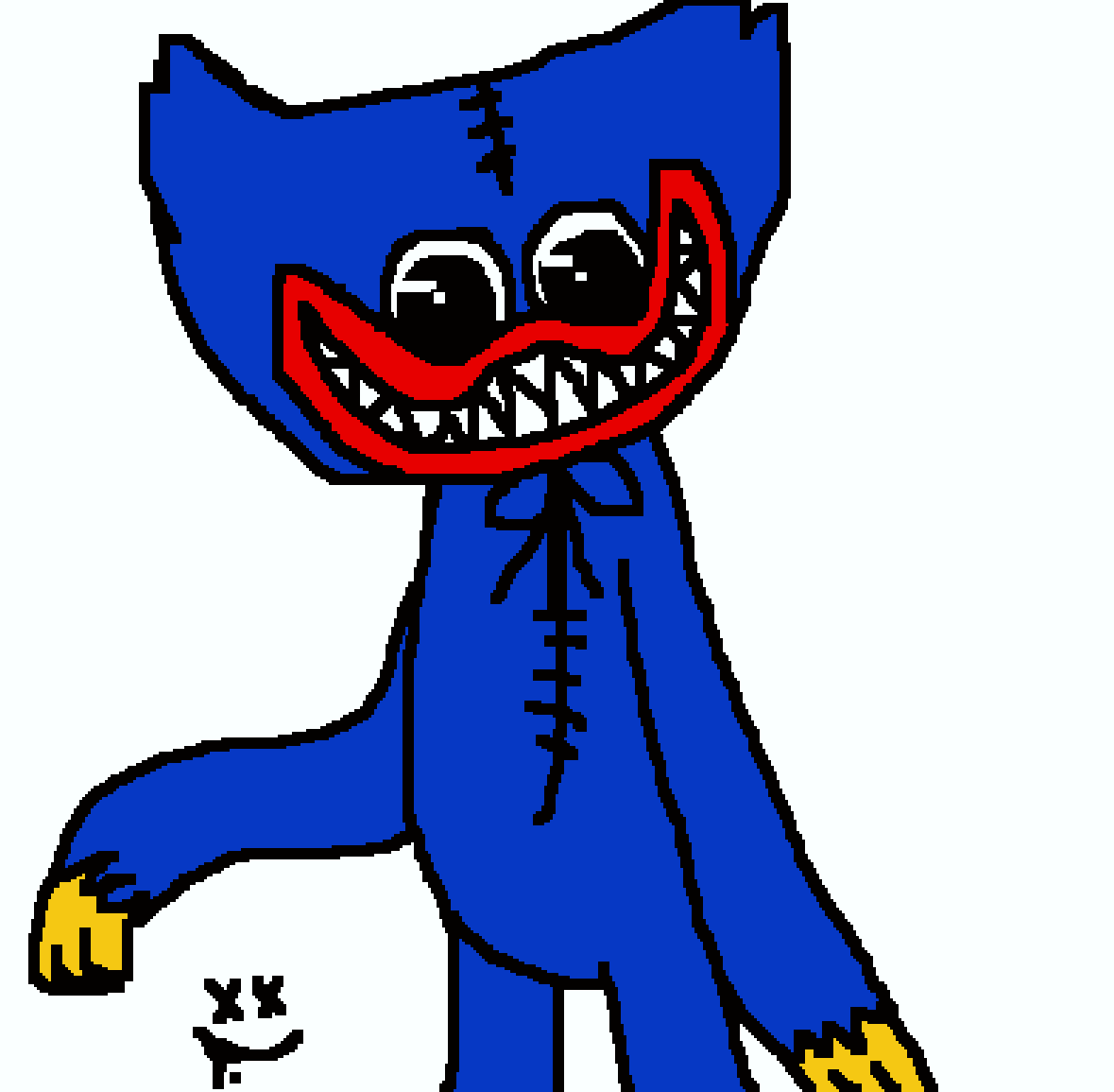 Editing huggy wuggy Free online pixel art drawing tool Pixilart