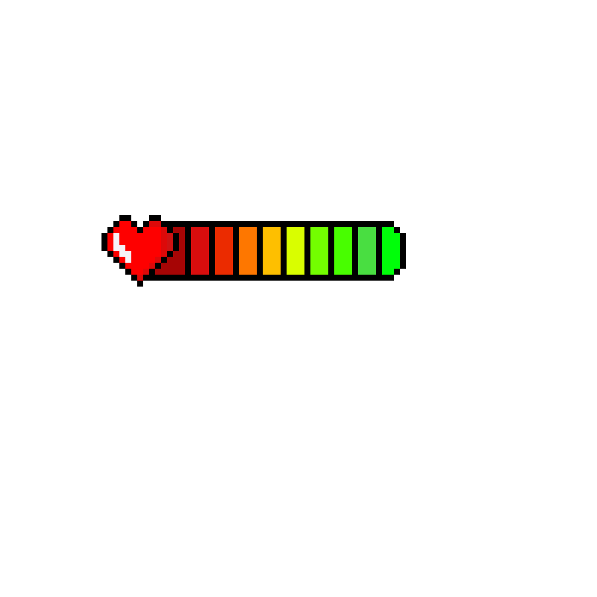 Pixel Art Health Bar
