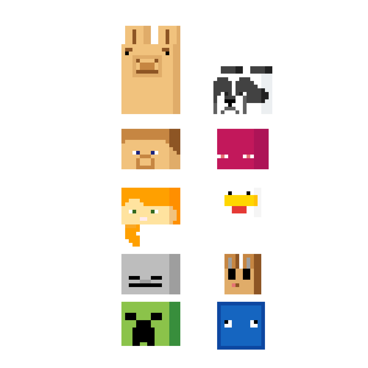 Minecraft Heads Telegraph