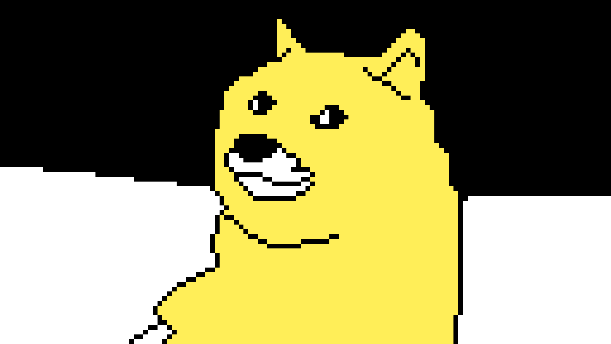 Roblox Pixel Art Doge