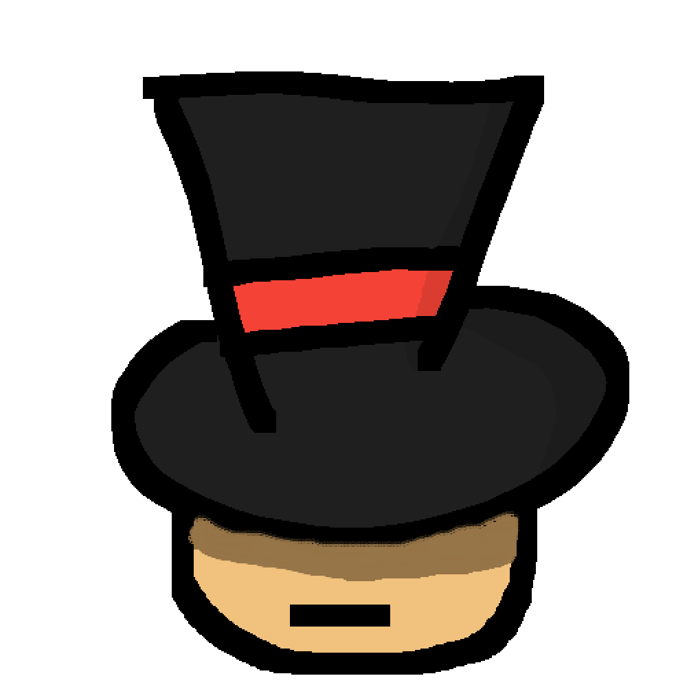 Pixilart Black Hat Guy by Kagerisu