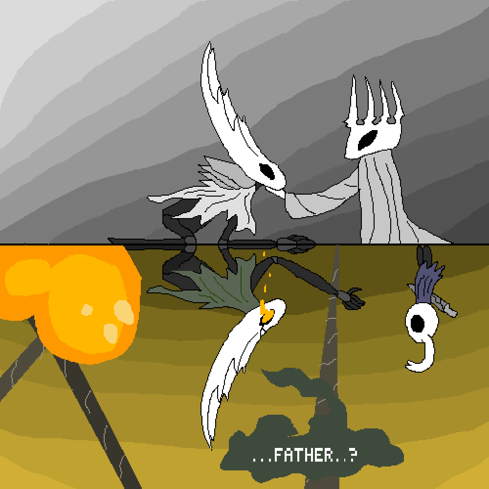 Pixilart Hollow Knight Pure Vessel by F0XXMaSk