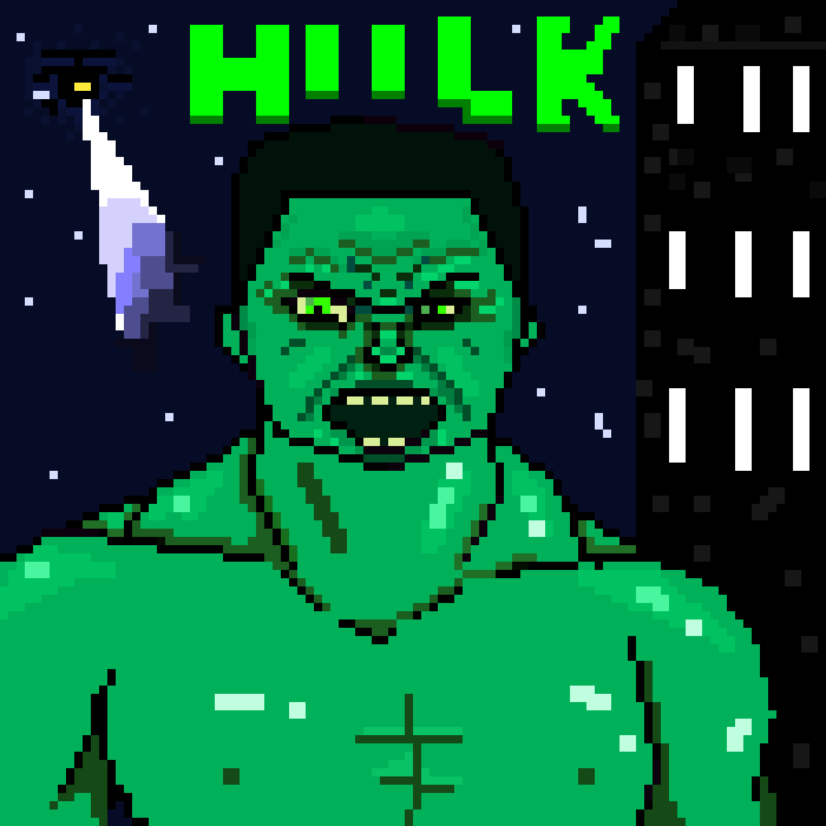 Editing The Incredible Hulk Free online pixel art drawing tool Pixilart