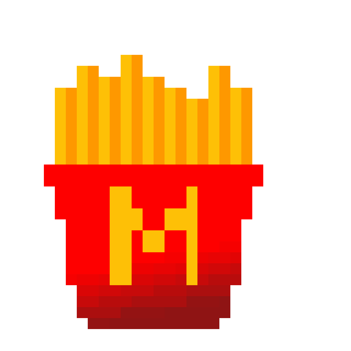 Pixilart mmm mcdonalds fries by drxdimension