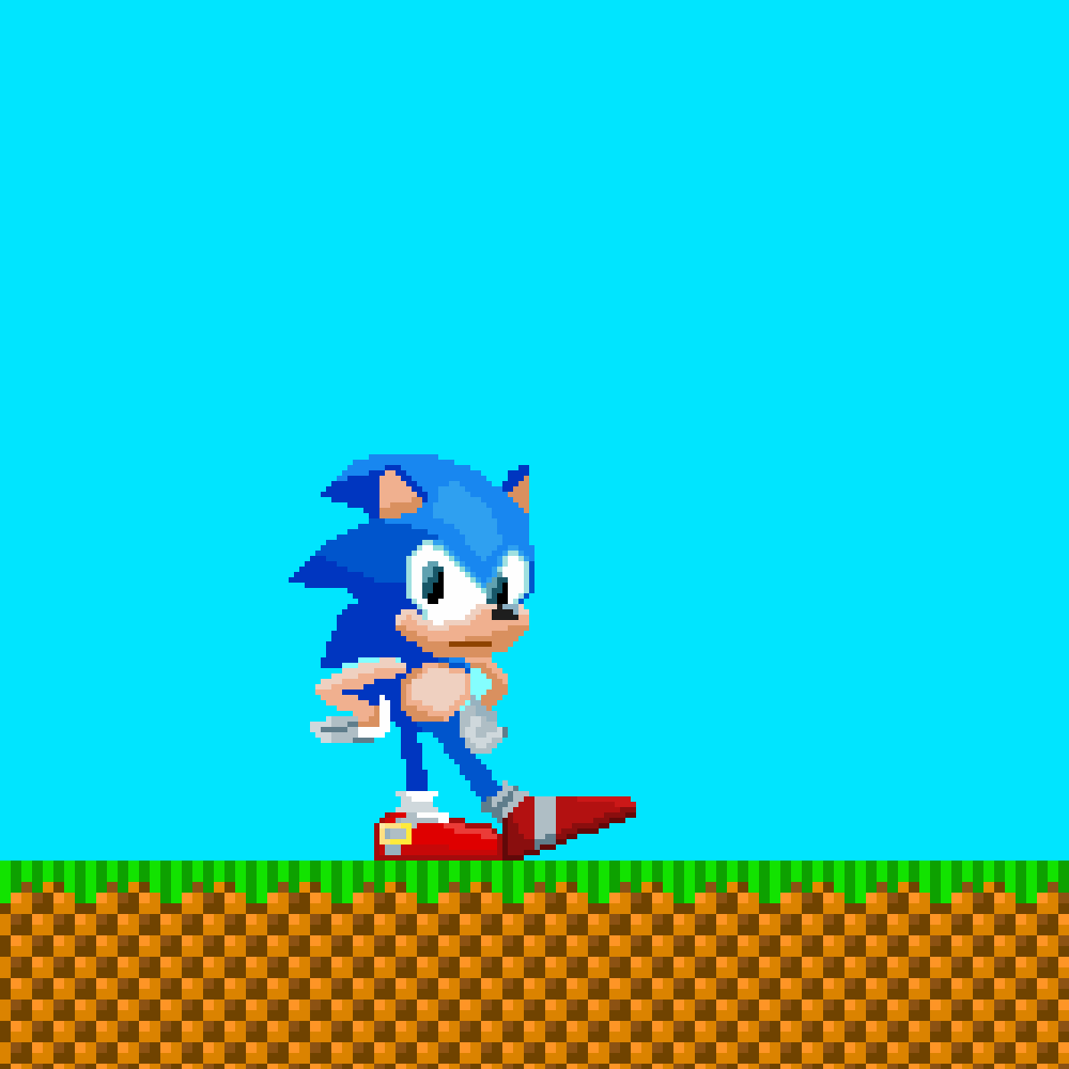 Sonic Waiting Animated Gif