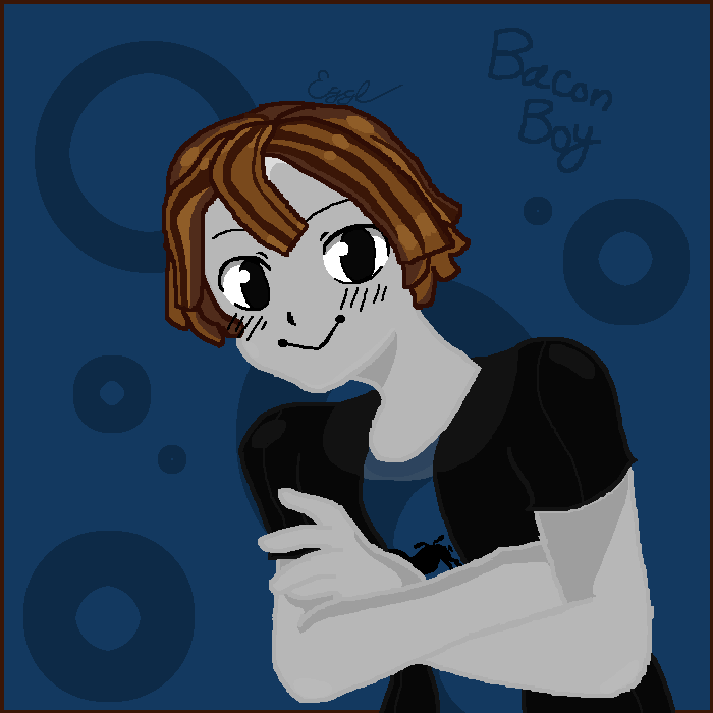 Pixilart Bacon boy by Eggiee