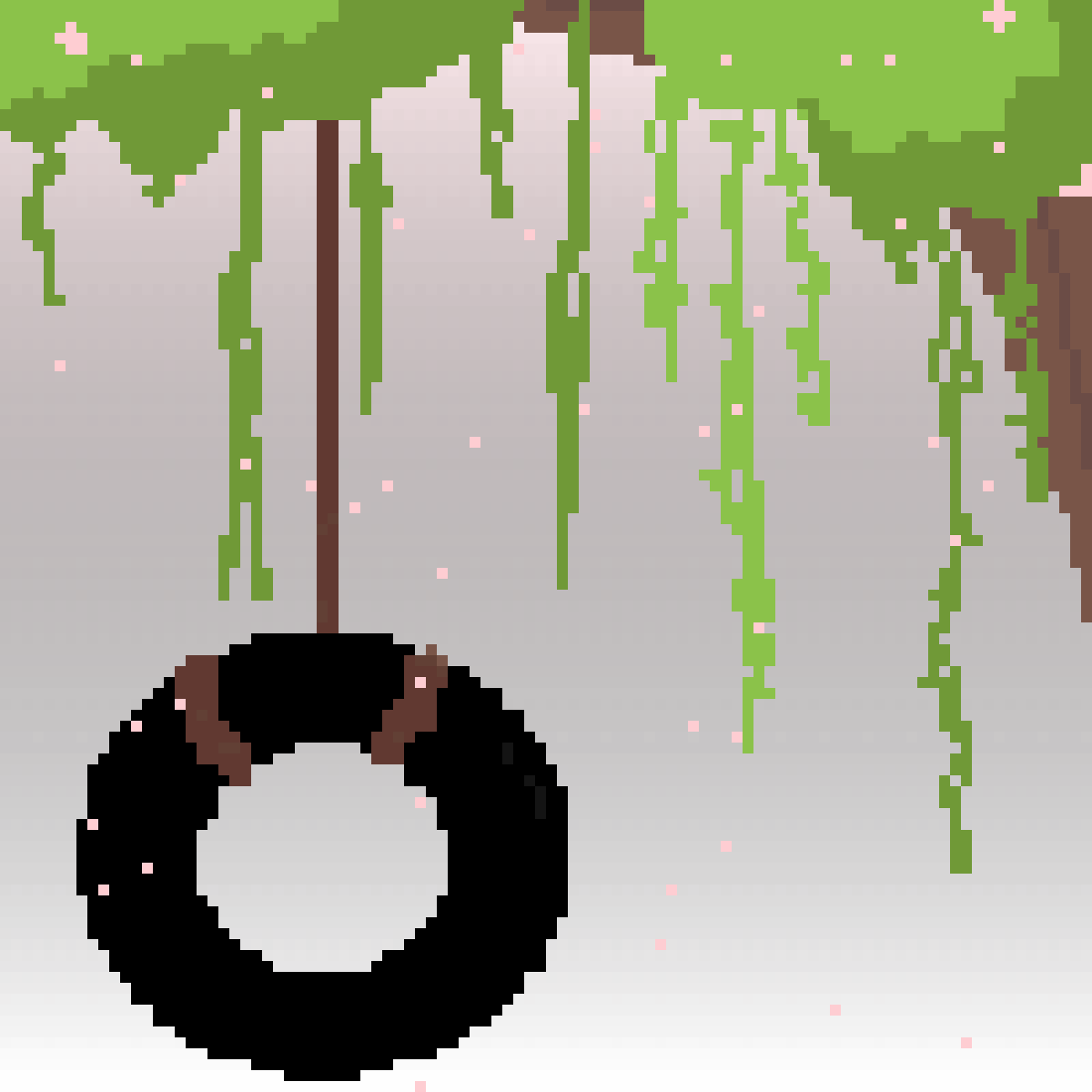 Pixilart tire swing by CoelhoPixelado