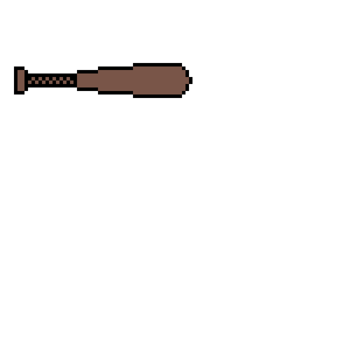 Editing baseball bat Free online pixel art drawing tool Pixilart