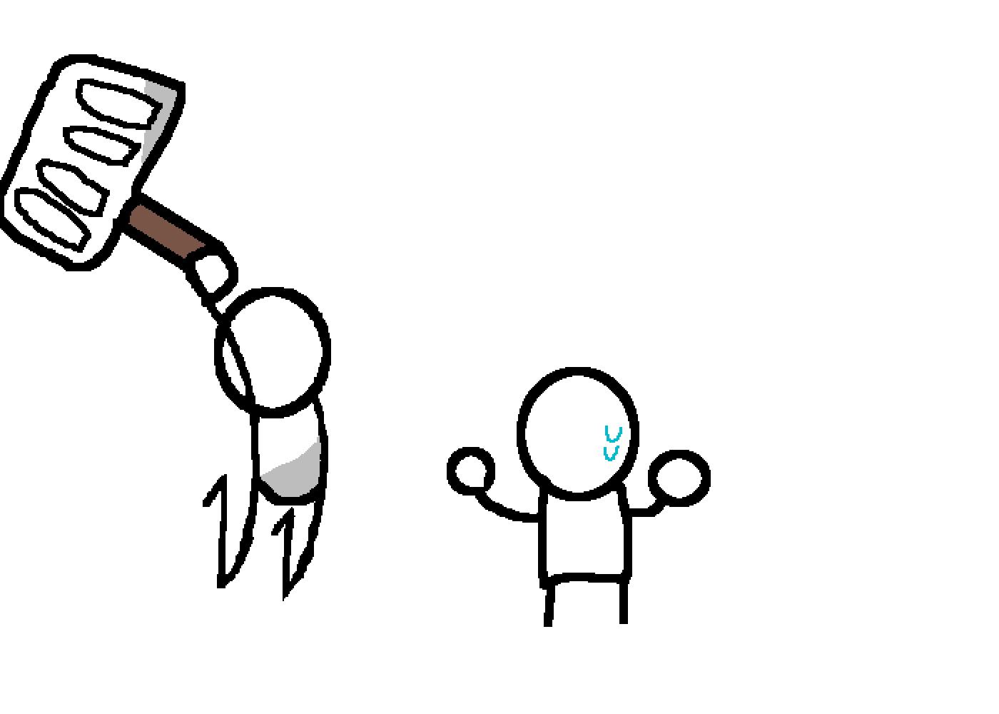 Pixilart spatula slap base by Angellopez