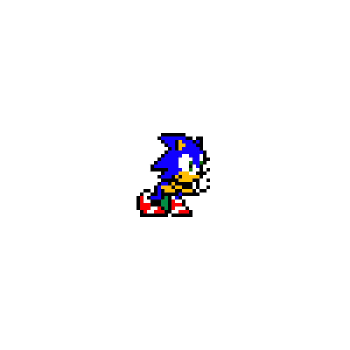 Pixilart sonic pushing by SonicGamer