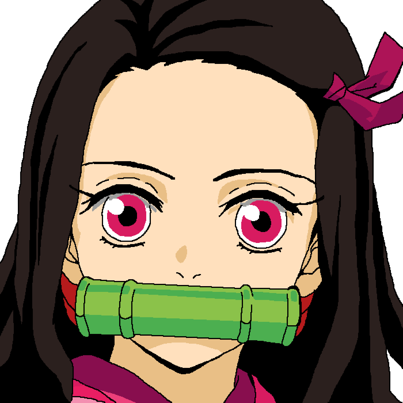 Nezuko Blinking GIF