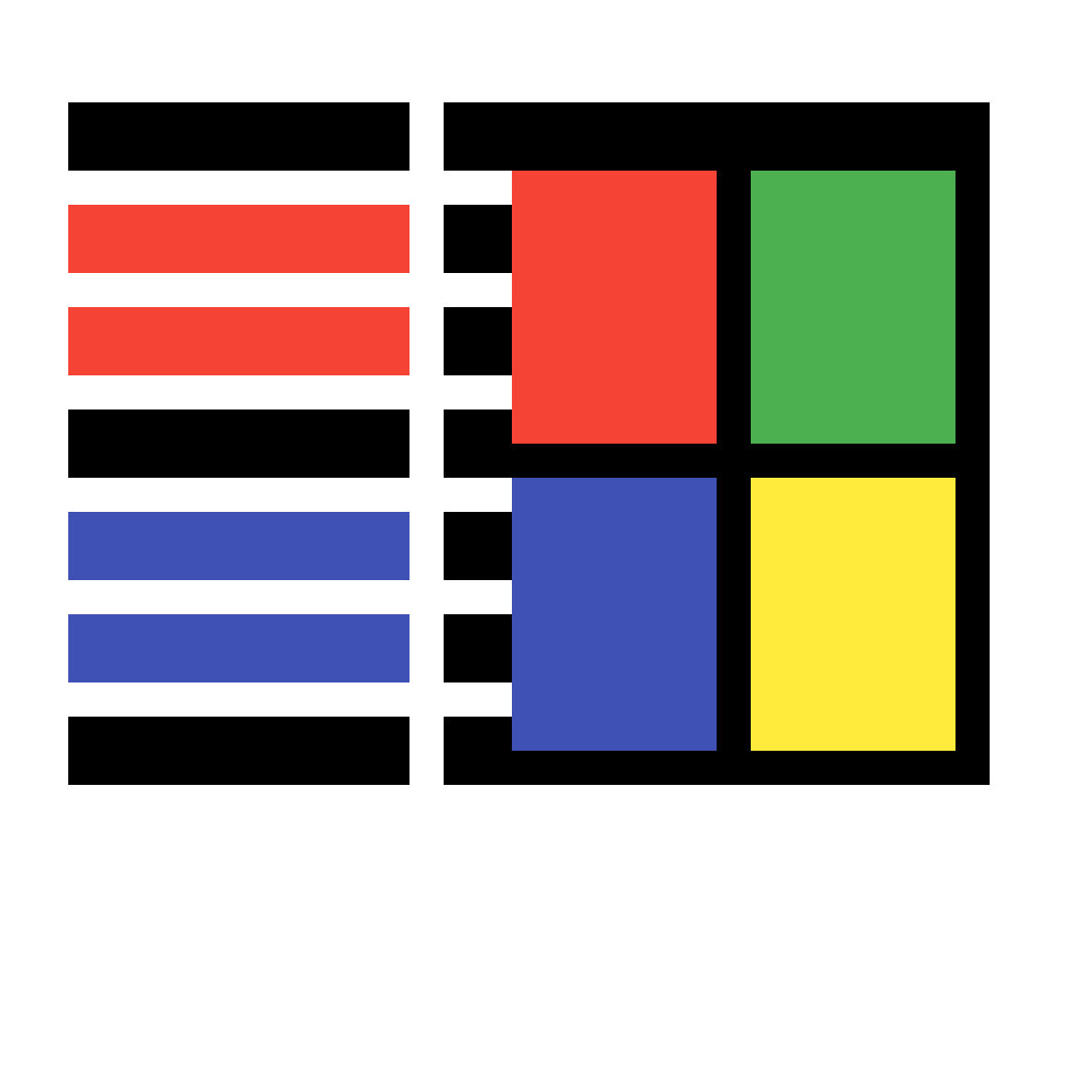 Pixilart Windows 3.1 Logo Square DeviantArt by Anonymous