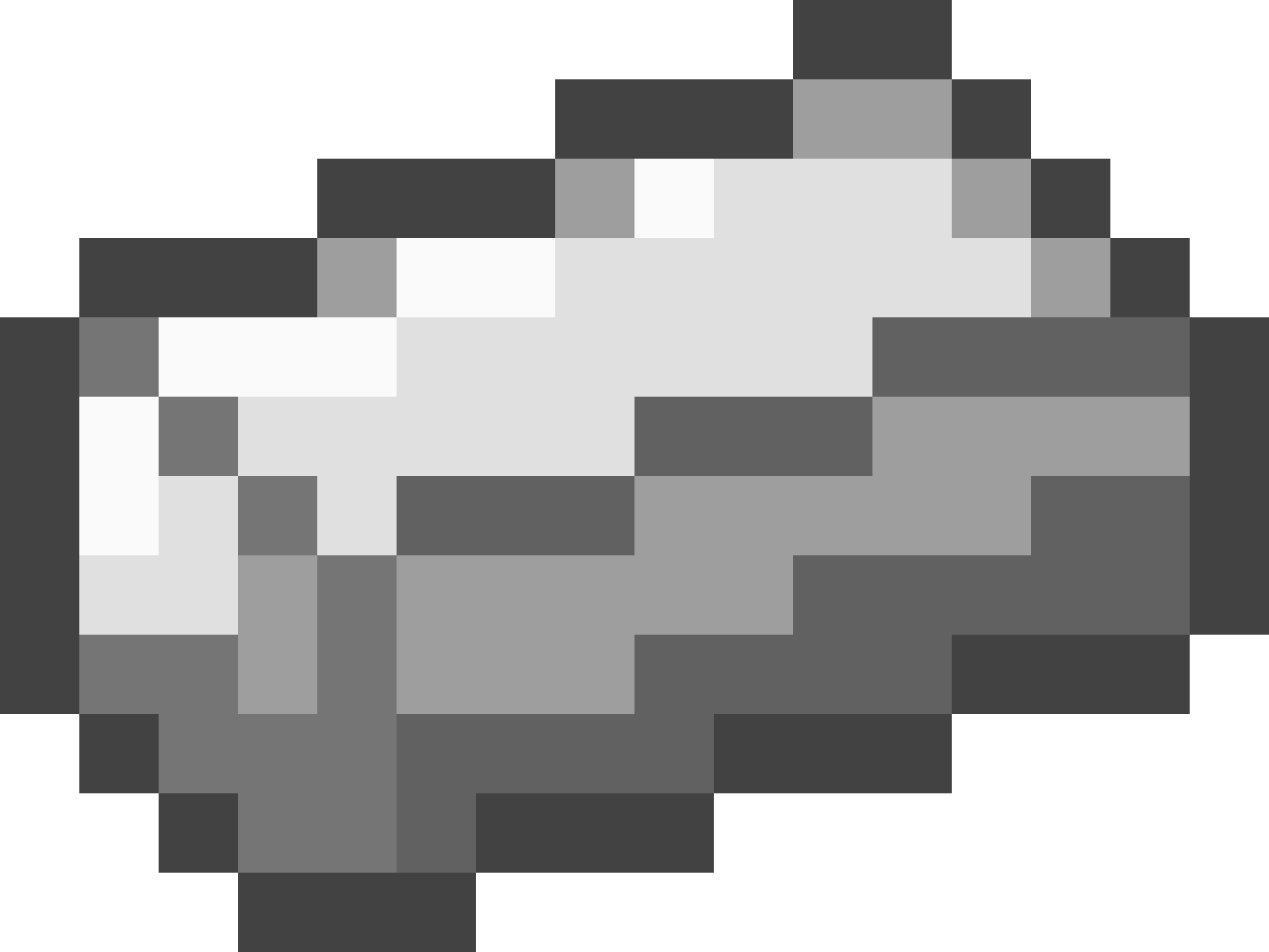 Pixilart Iron ingot by TheWrongPie901