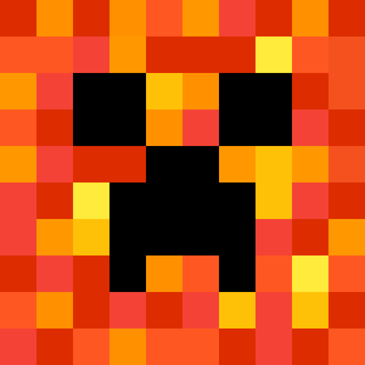 Pixilart Lava Creeper by bruuuuuuuuuuuuu