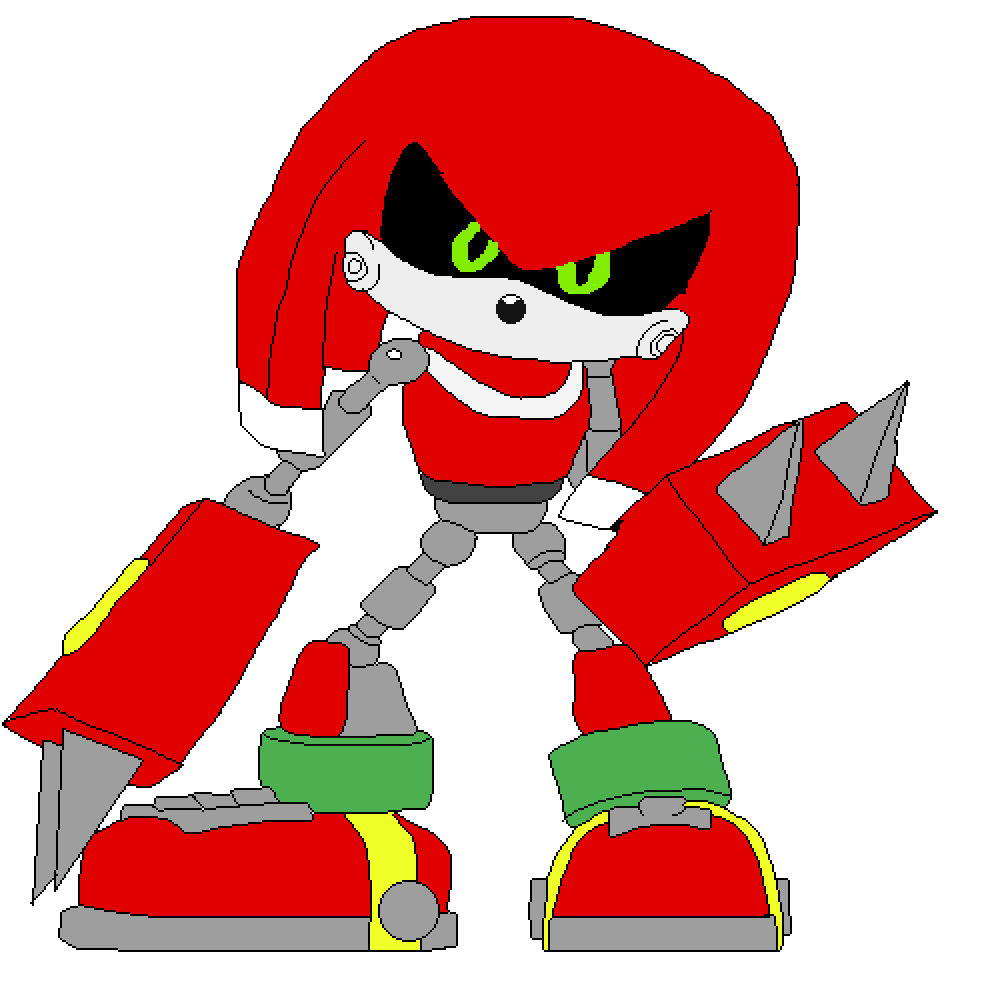 Pixilart Metal Knuckles by SonicGamer
