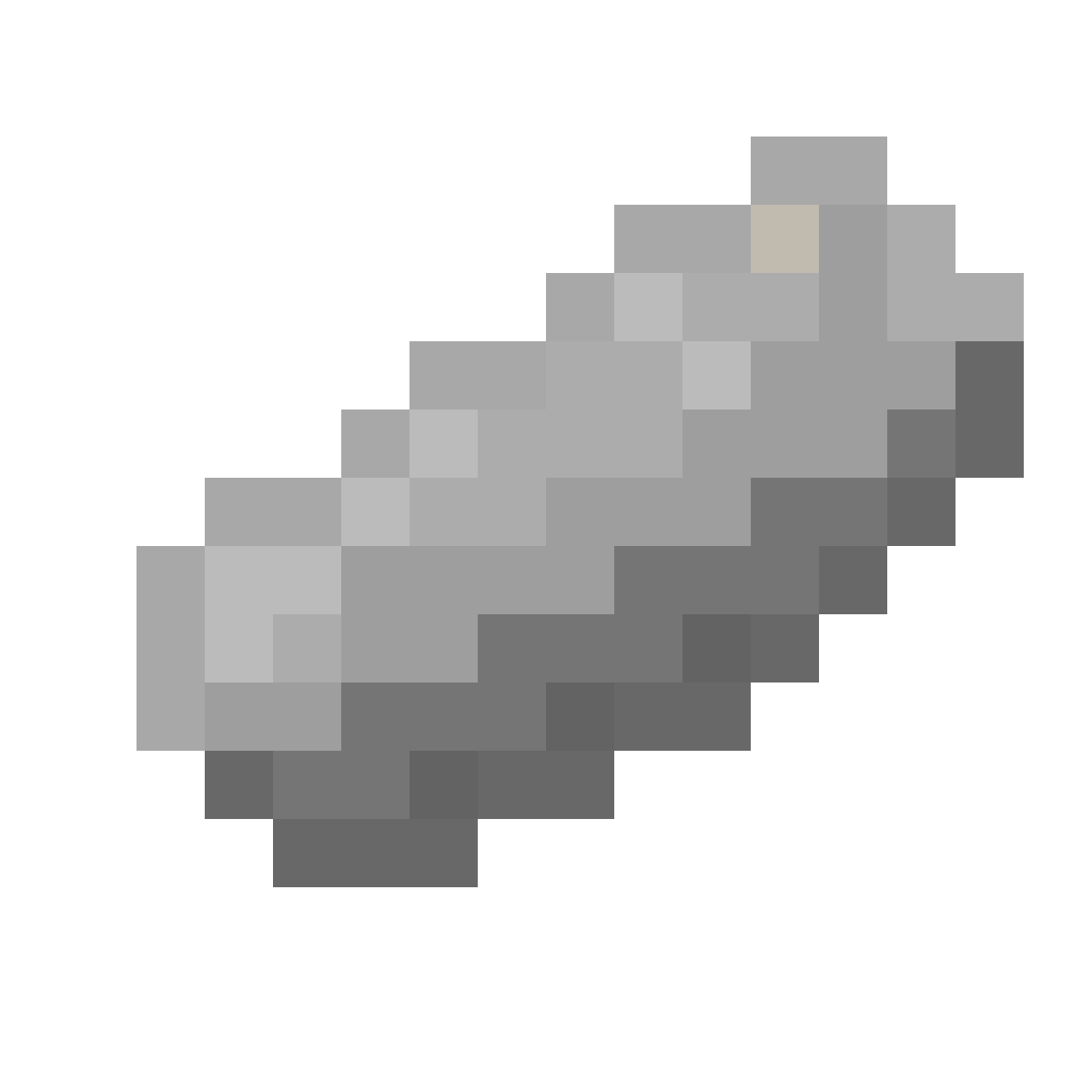 Minecraft Iron Ingot Pixel Art