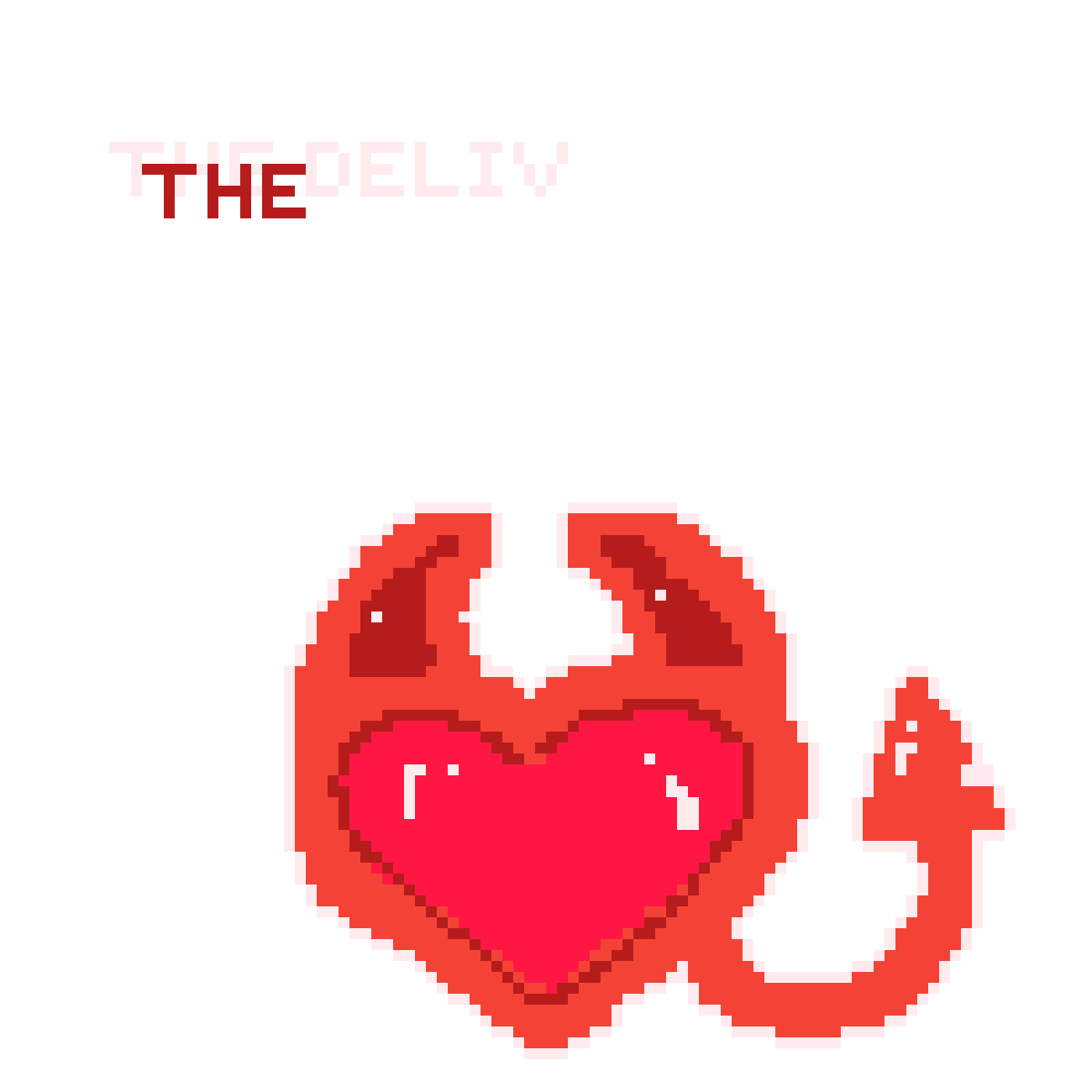 Pixilart the devil heart by blackwhite20