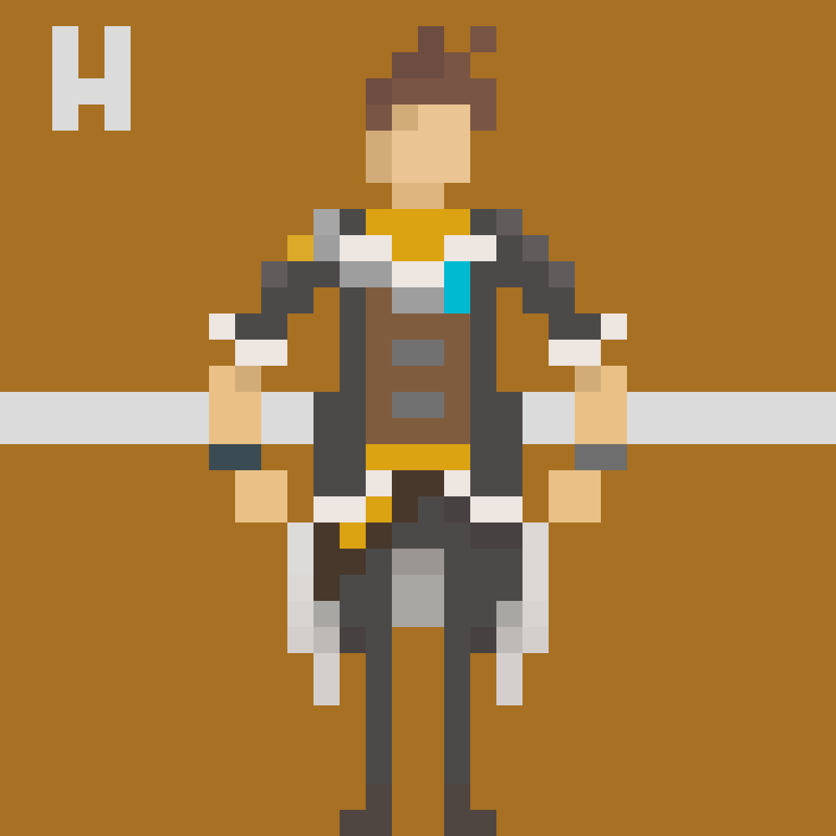 Pixilart Handsome jack (GIF) by Req