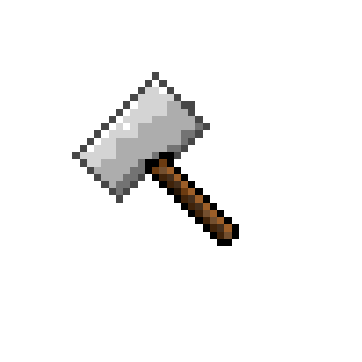 Pixilart MINECRAFT HAMMER by Anonymous