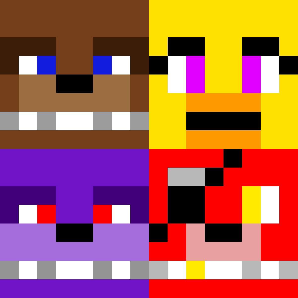 Pixilart Fnaf Minecraft Skins by TheInkDemon