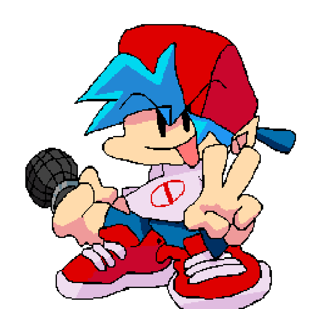 Pixilart - Fnf Boyfriend by AnishPixilart