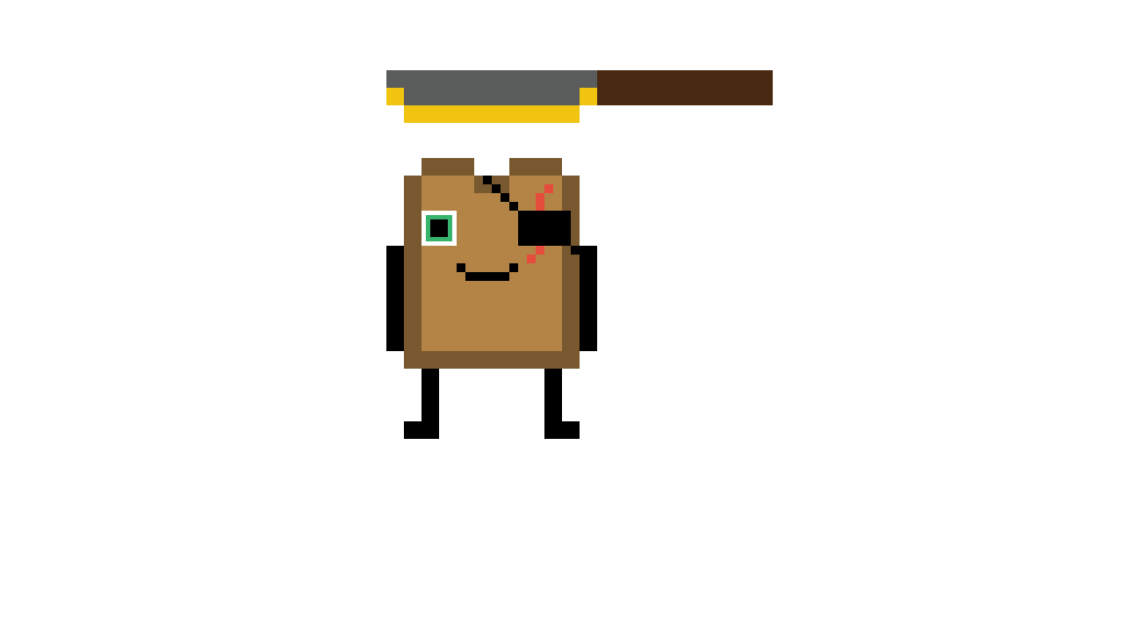 Pixilart sad Mr Toast ( by DamianMakowski