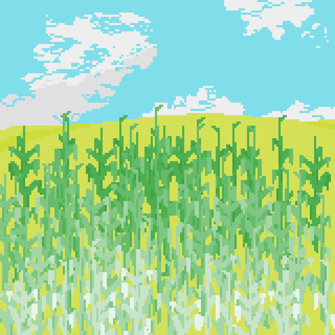 Pixilart Corn Field by Trigelf