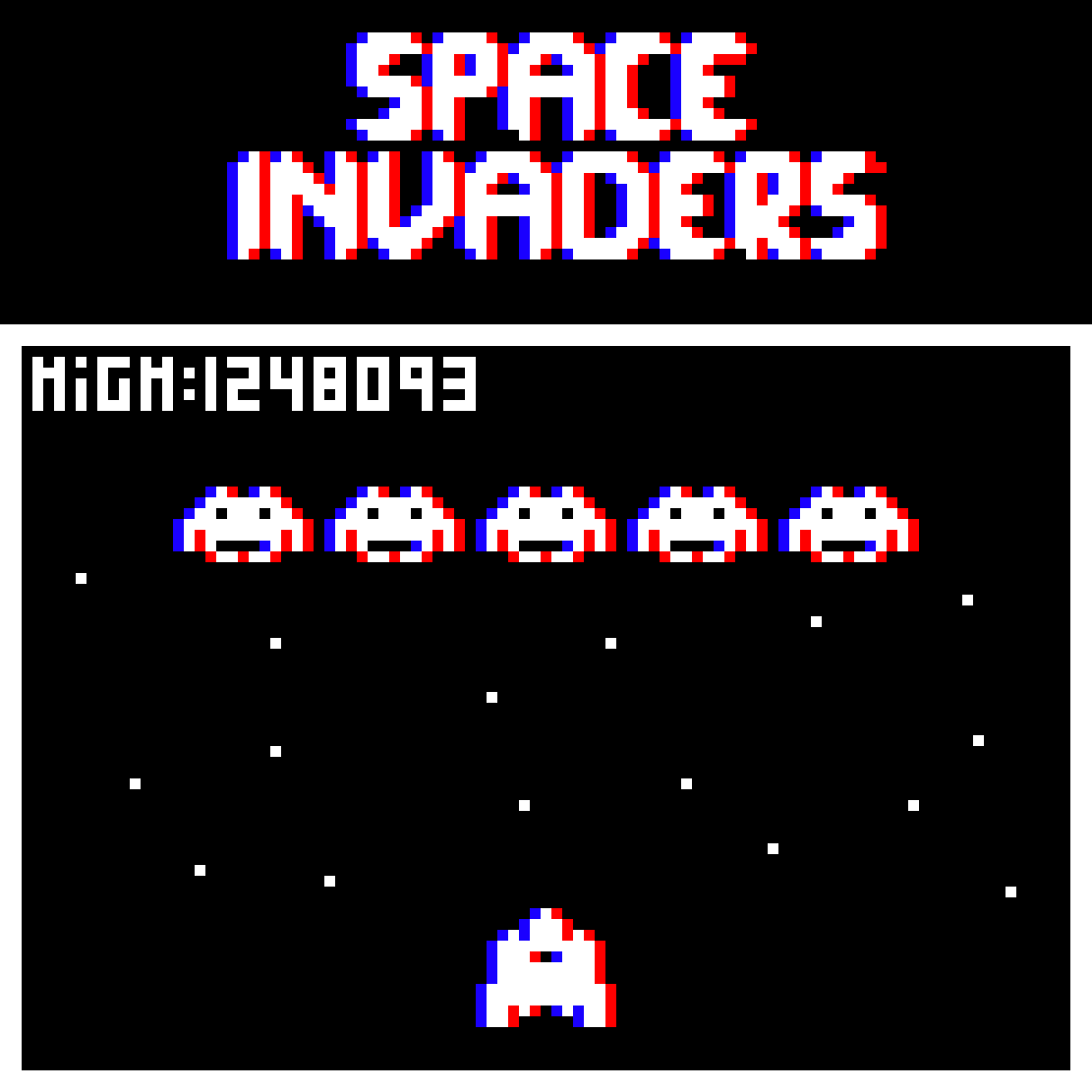 Pixilart Space Invaders by jxnoO7