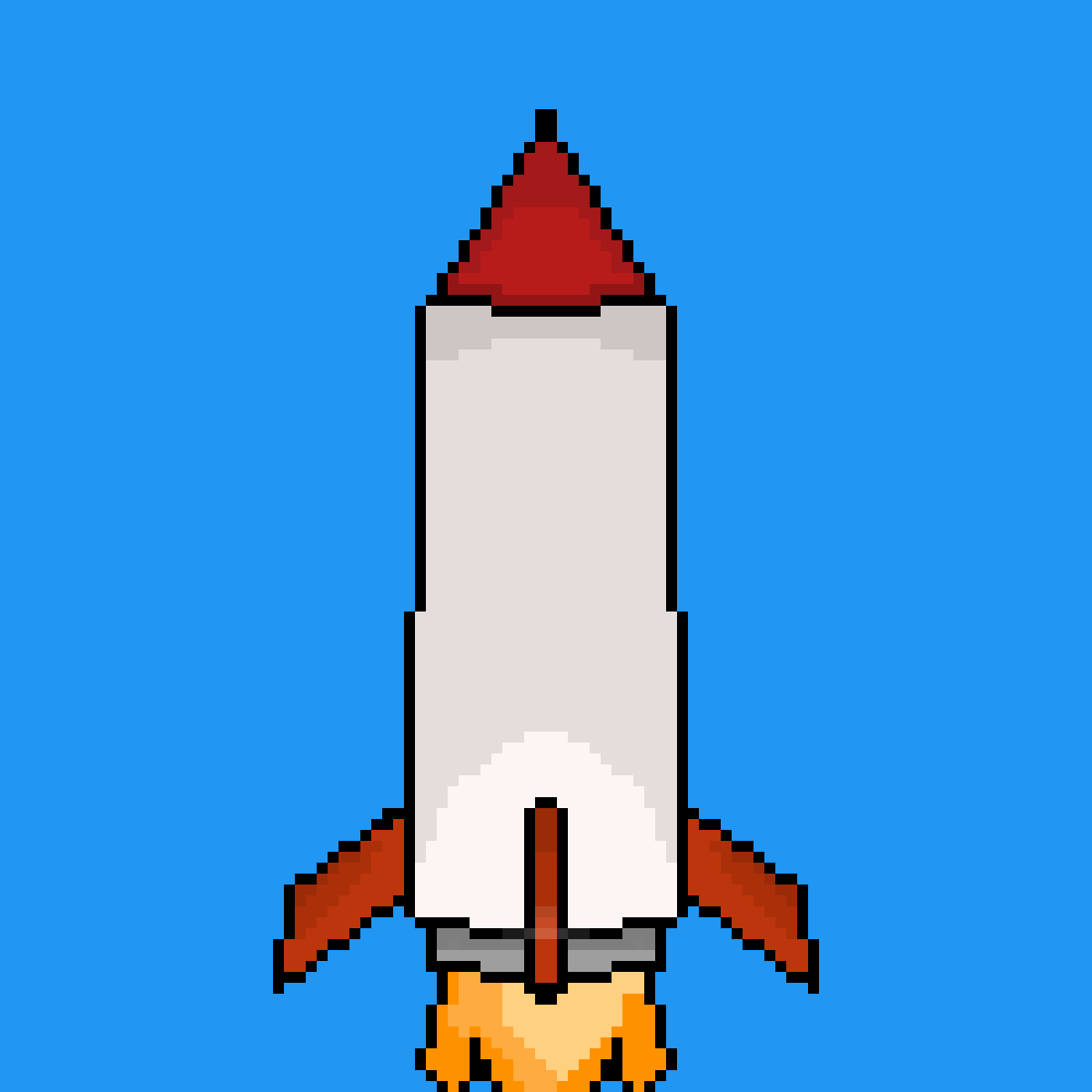 Pixilart rocket gif by DrX