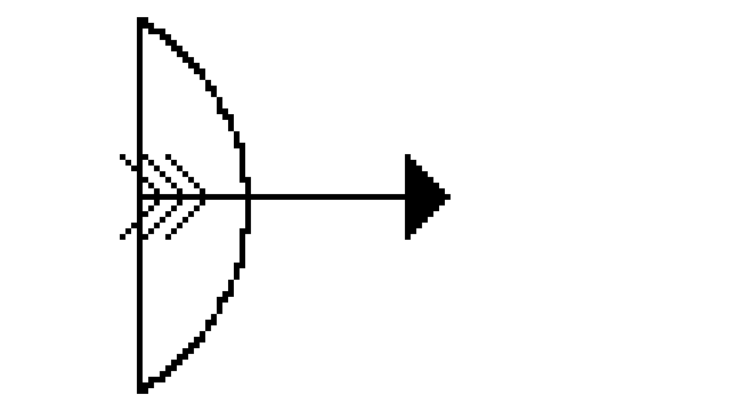 Pixilart bow and arrow gif by Anonymous