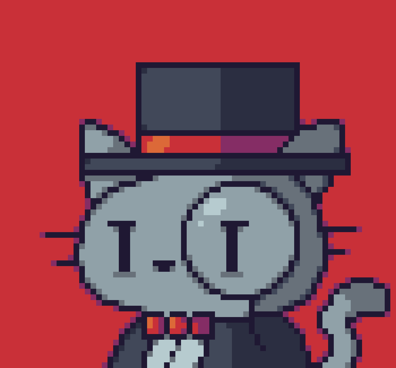 Monocle Cat Gif