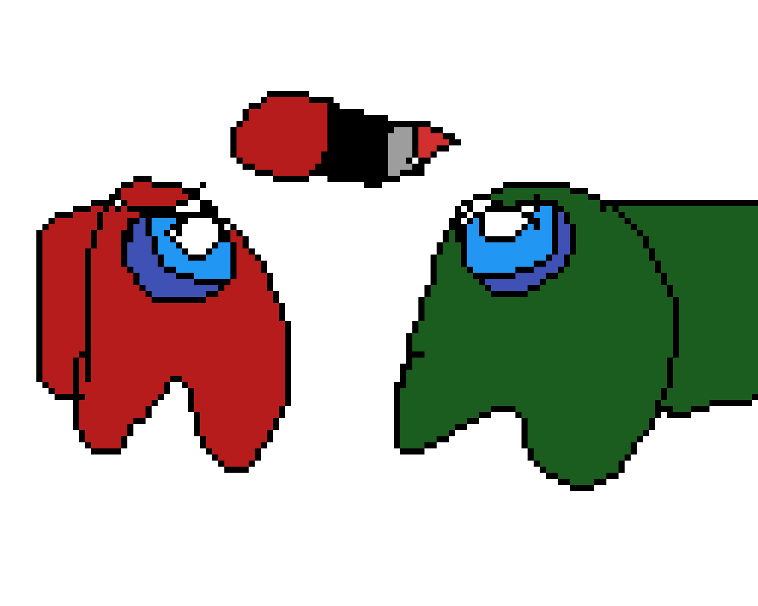 Pixilart Red imposter by Sonictheblue