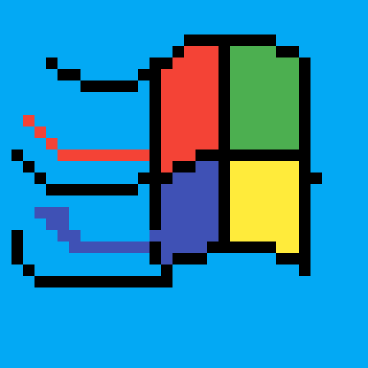 Editing Windows 3.1 animation Free online pixel art drawing tool