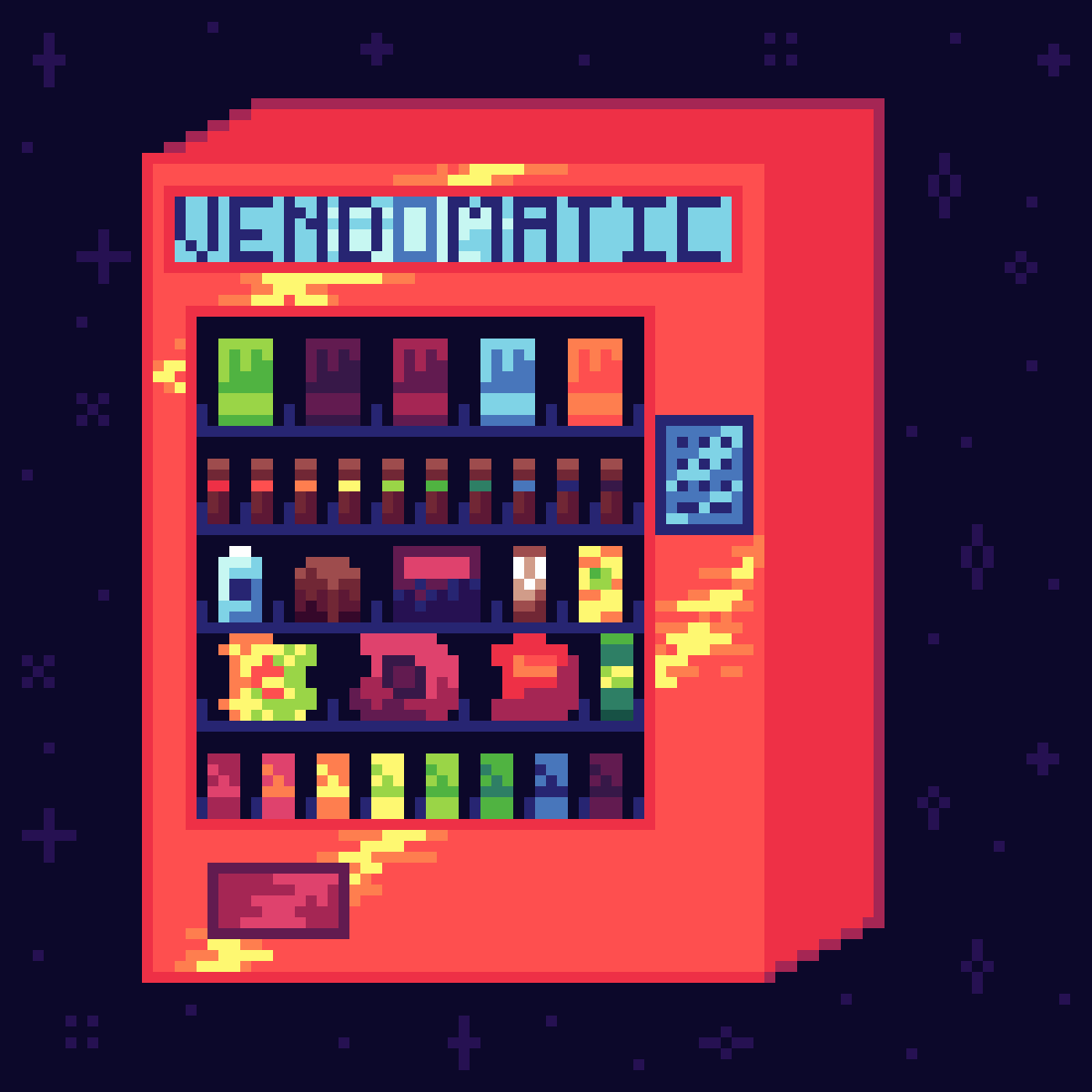 Pixilart Vending machine GIF by AllHailCheese