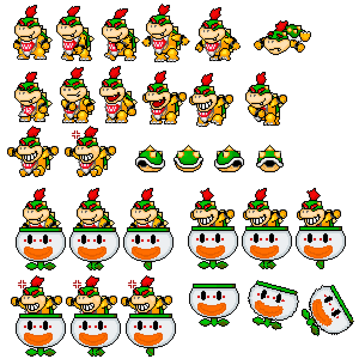 Edición Bowser Junior Herramienta gratuita de dibujo en línea de