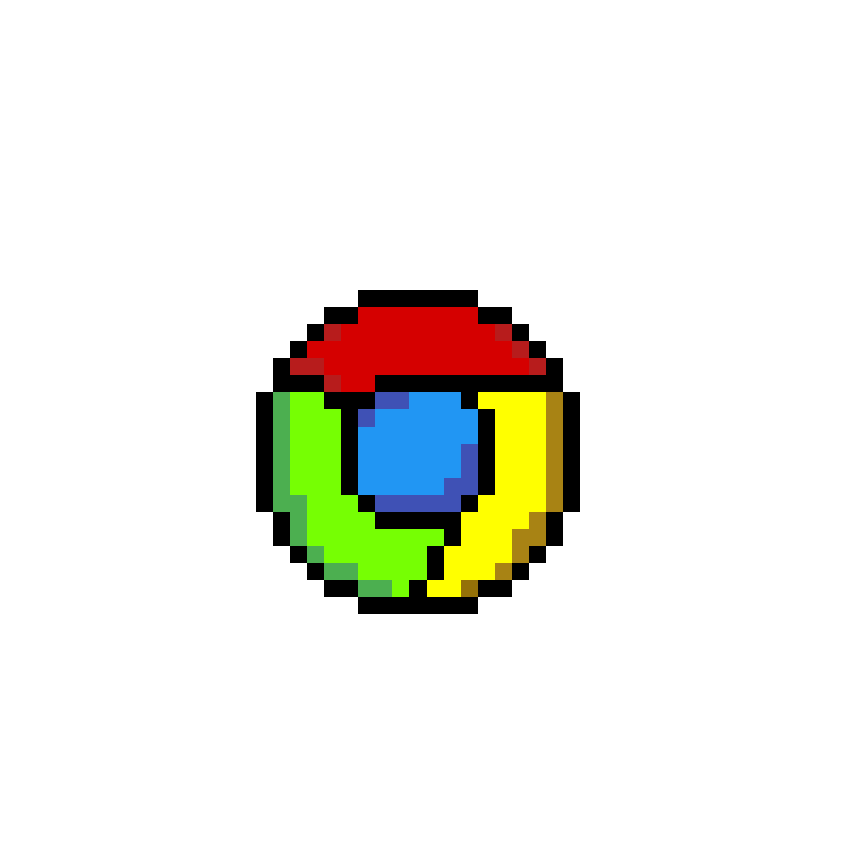 Pixilart Google Logo by artpixel
