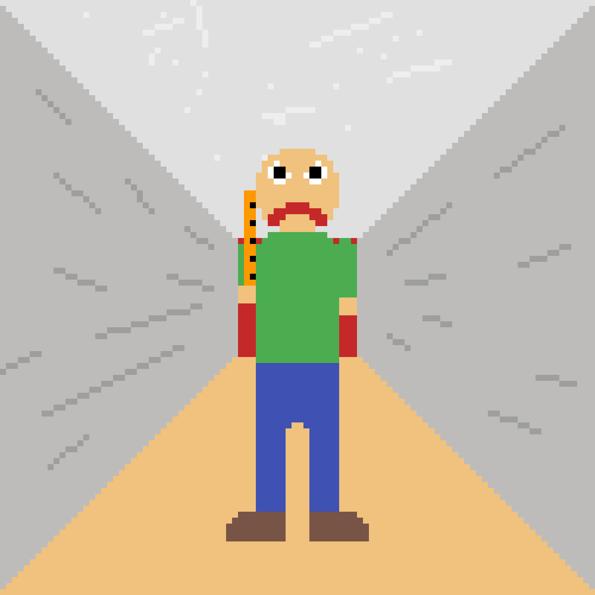 Pixilart Baldi Ruler by SpeedyplayzOS