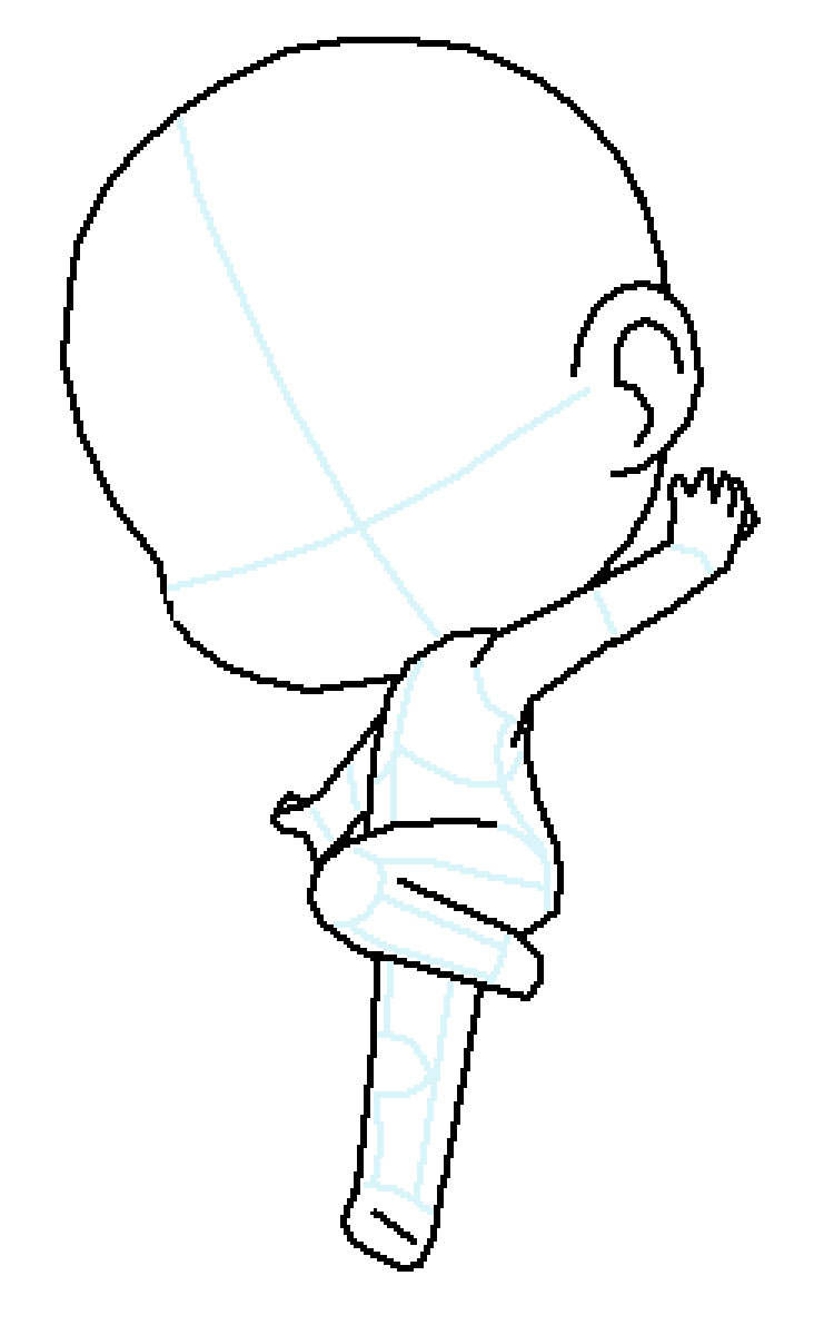 Pixilart chibi base by AlphaKaos