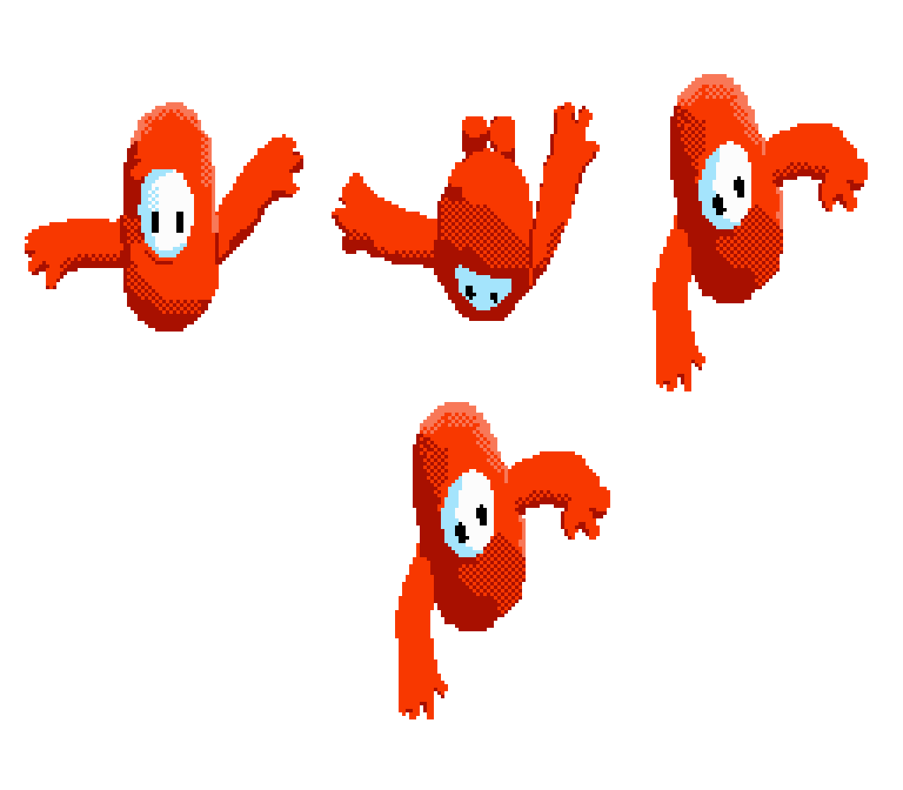 Pixilart Fall Guys loading sprites by TheMarioGuy