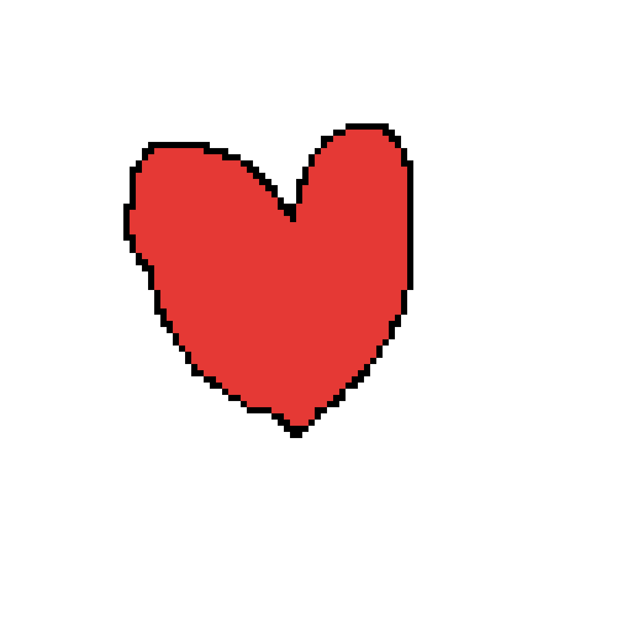 Editing heart Free online pixel art drawing tool Pixilart