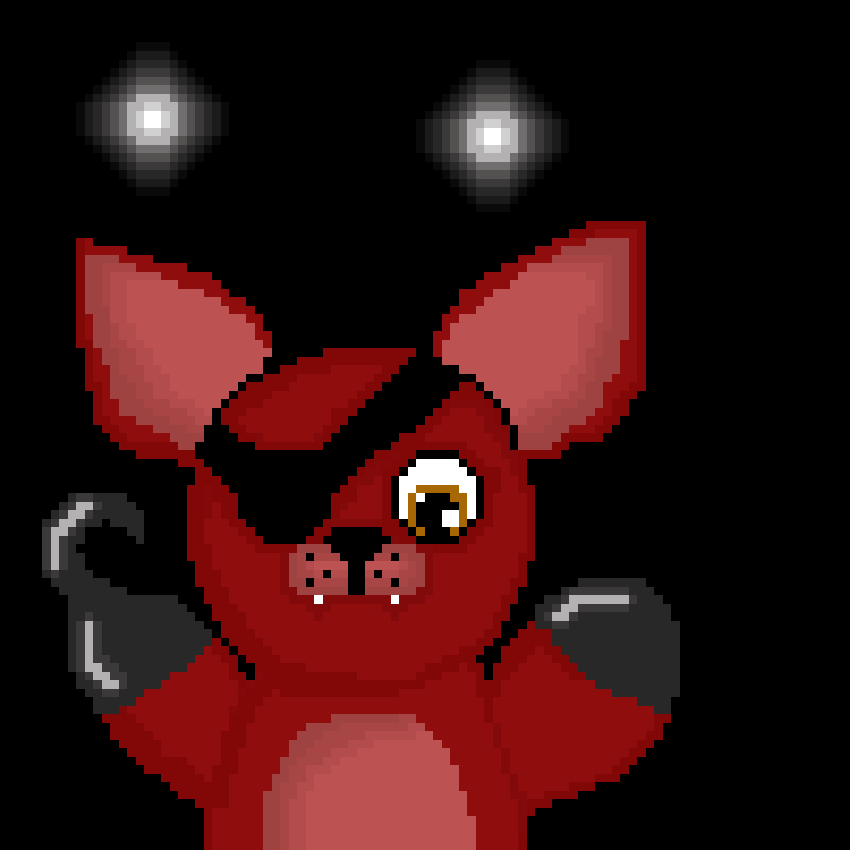 Pixilart Fnaf 4 Foxy Plush by Anonymous