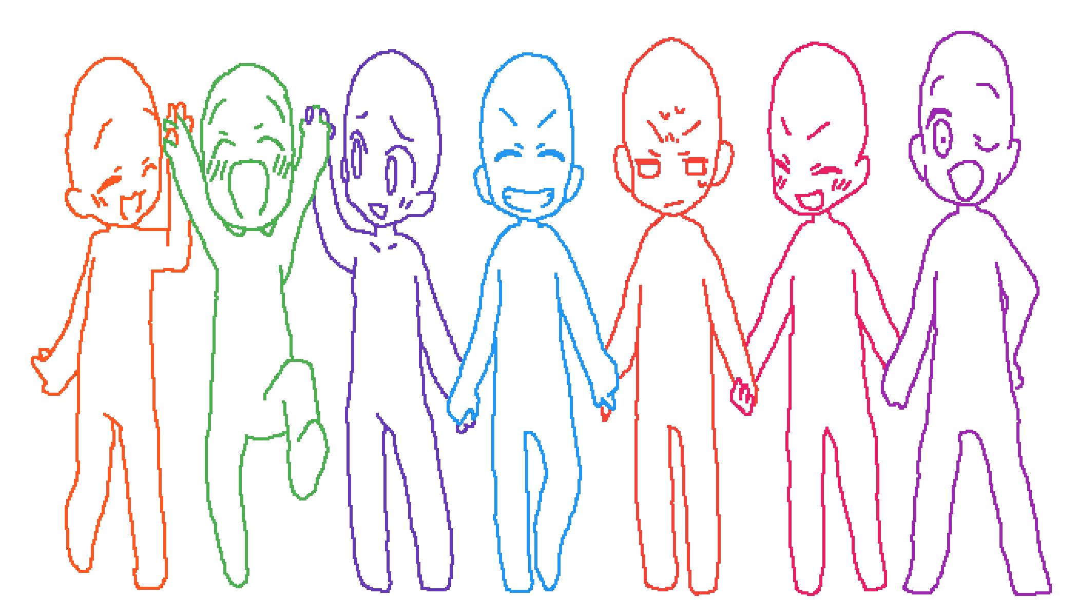 Pixilart group base 9 by Imaglitchokay