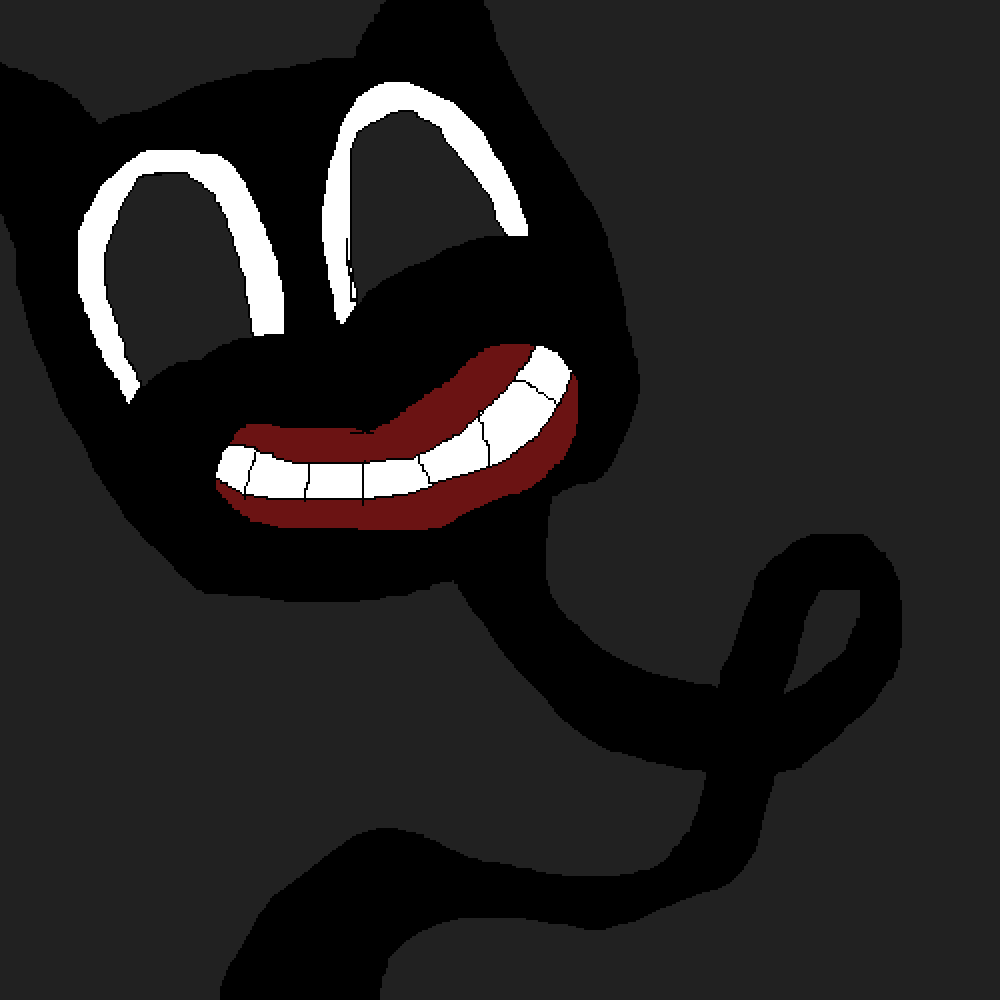 Scary Cartoon Cat Gif