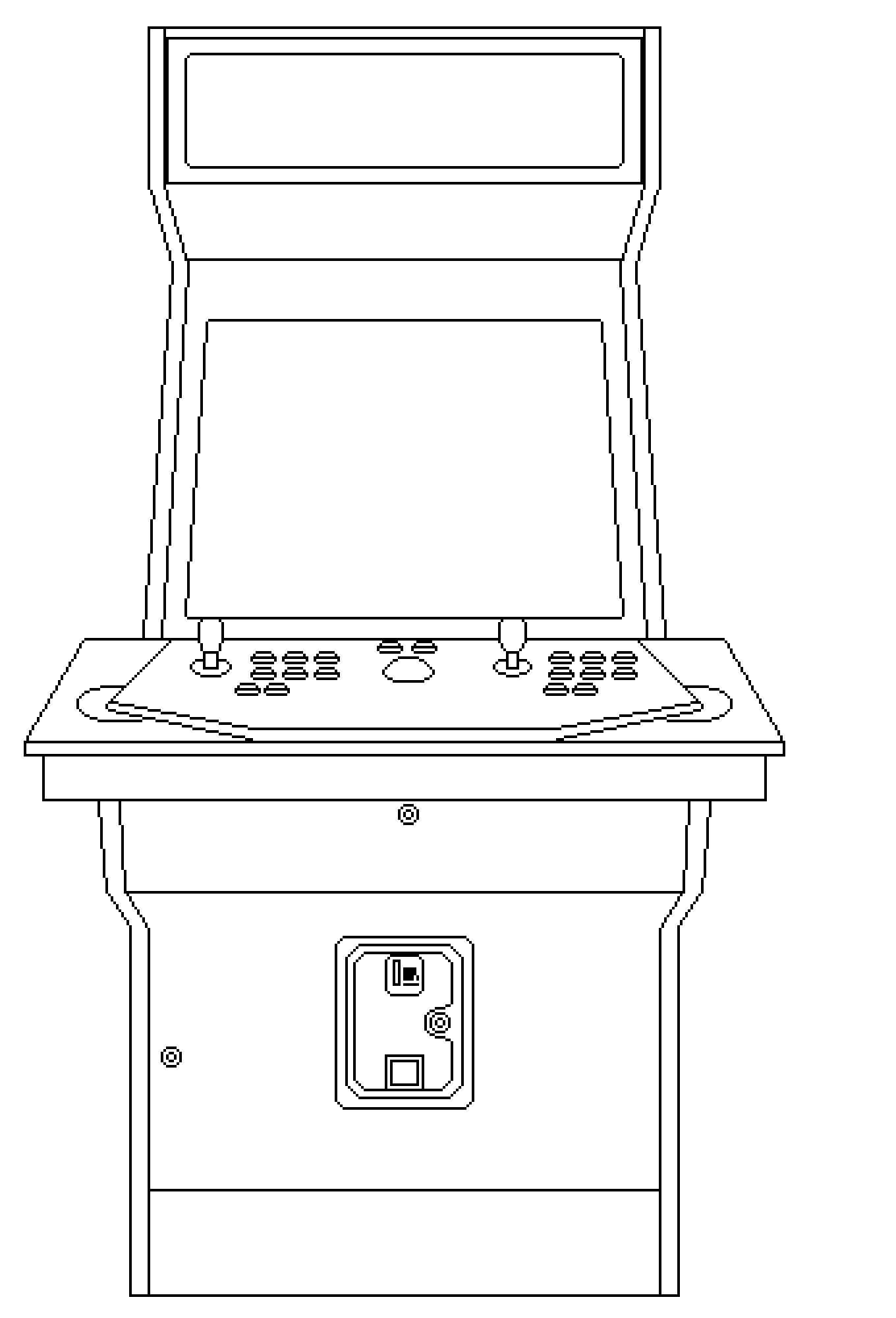 Editing Arcade Machine Template Free online pixel art drawing tool