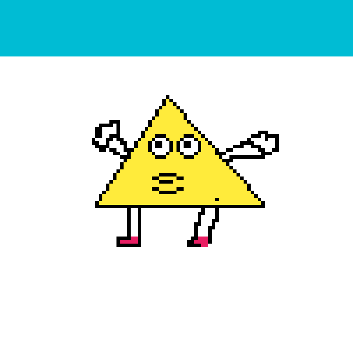 Pixilart dancing triangle by TheBoogaman