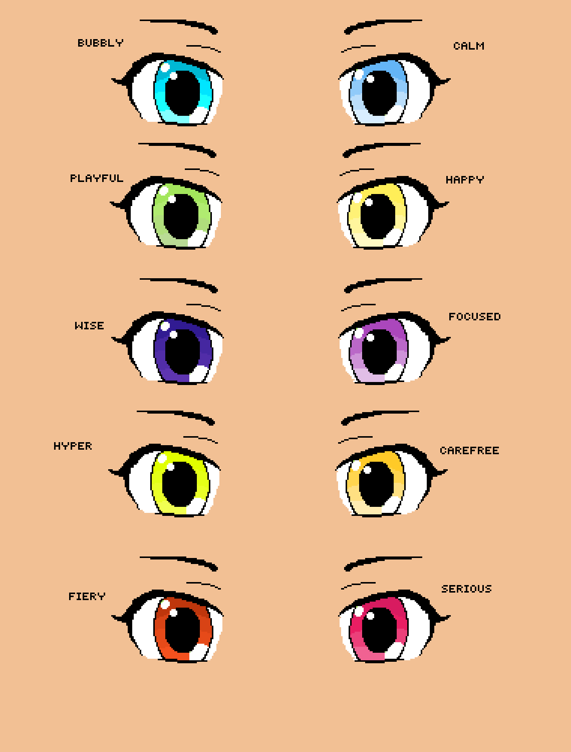 Happy Anime Eyes Male