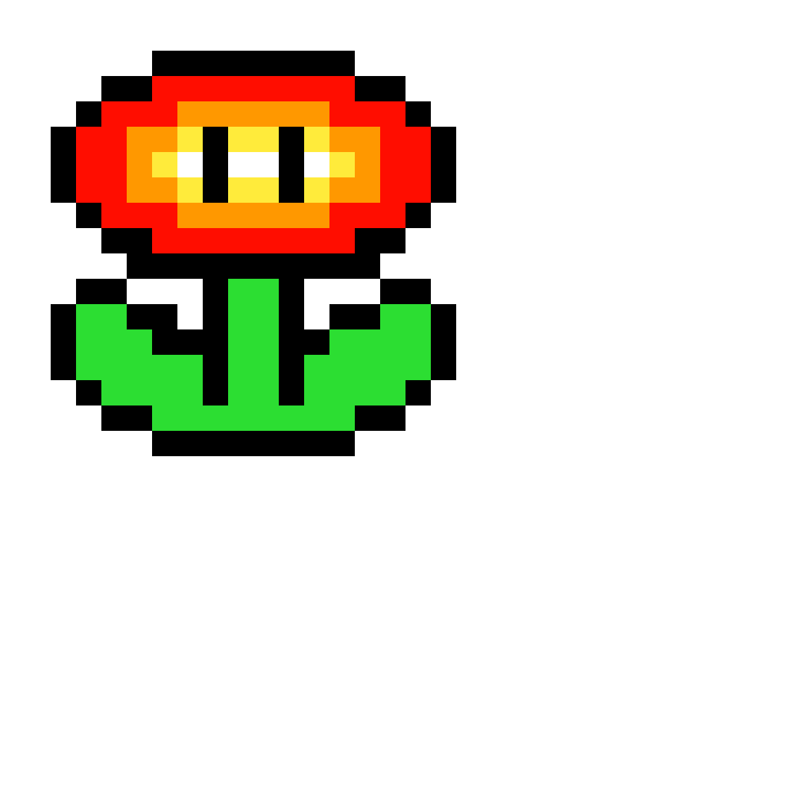 Pixilart super mario fire flower by pixlos